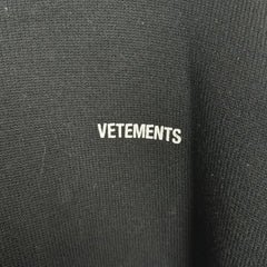 Vetements Heavy Knit Logo Sweater Size XL
