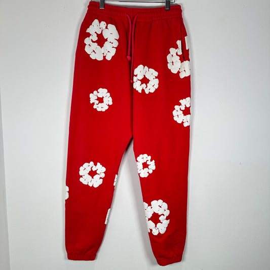 Denim Tears Red Wreath Sweatpants Size S