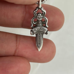 Chrome Hearts Silver .925 Dagger No.5 Pendent