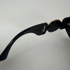 Versace Black Goggle Sunglasses