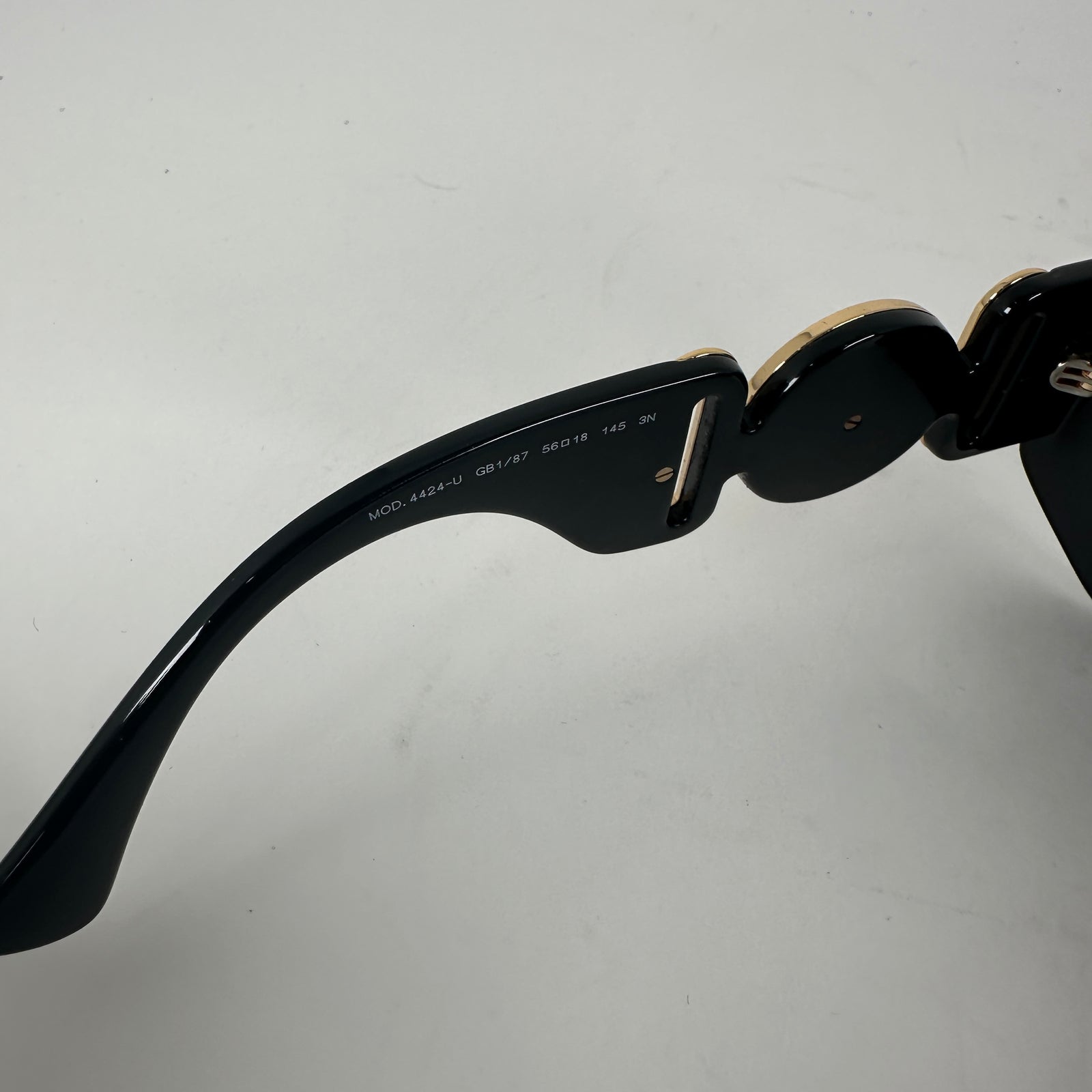 Versace Black Goggle Sunglasses