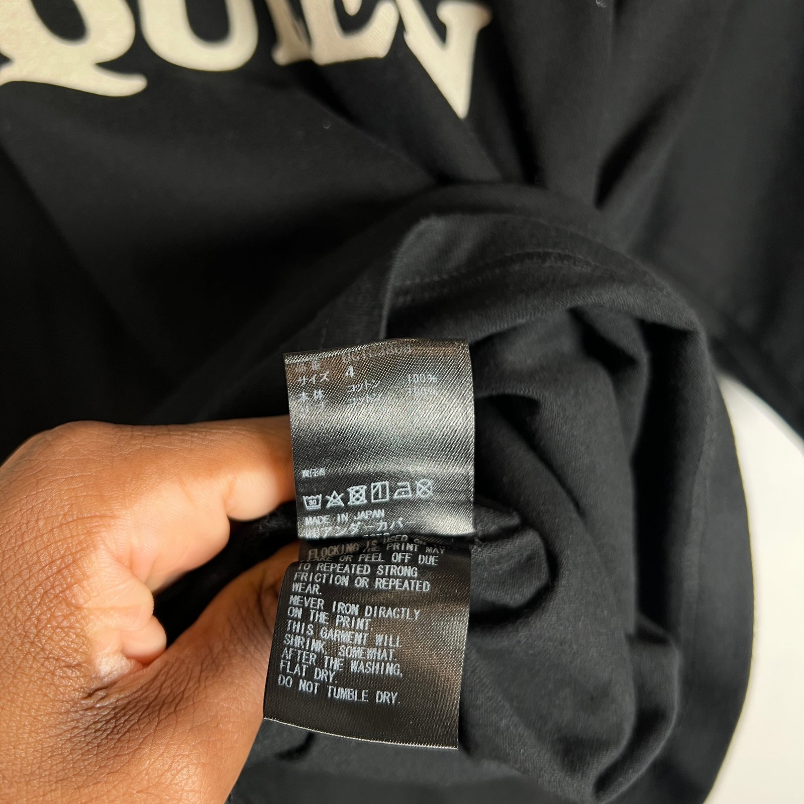 Undercover Black 'Dancing Dead Queen' T-Shirt Size 4