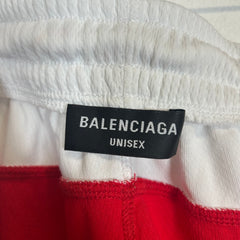 Balenciaga White Mesh Hockey Shorts Size XXL