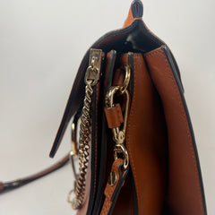 Chloe Faye Leather & Suede Shoulder Bag
