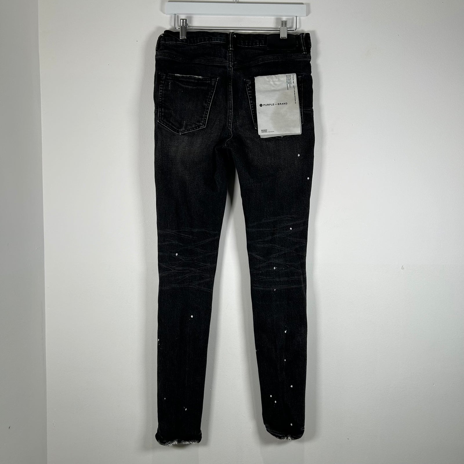 Purple Grey Distressed Jeans Size 31