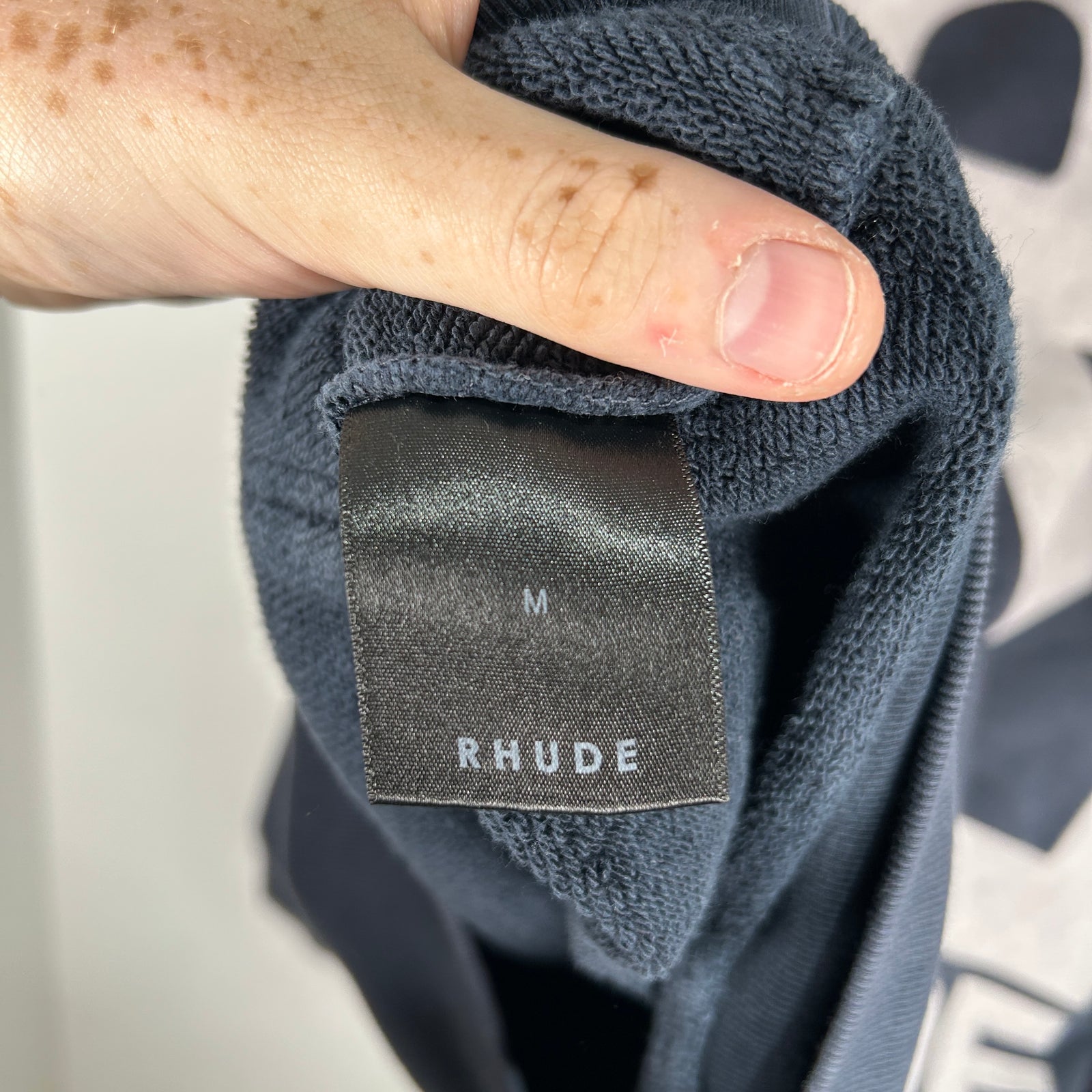 Rhude 'Banque' Graphic Hoodie Size M