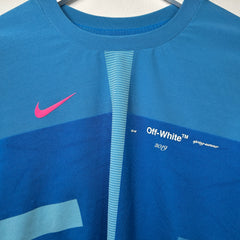 Off-White x Nike Dri-Fit Blue 'Sport' Long-Sleeve Shirt Size M