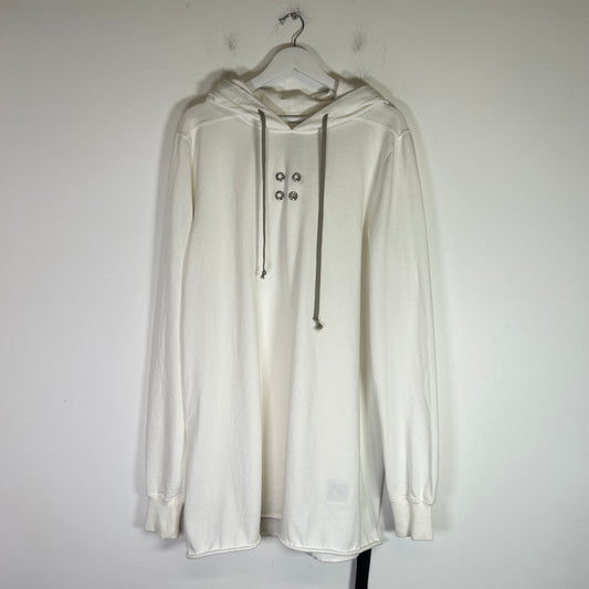 Rick Owens Drkshdw Gimp Eyelet Detail Oversized Hoodie