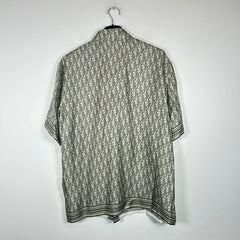 Dior Green Oblique Silk Shirt Size M