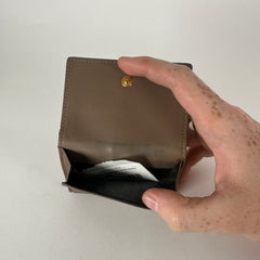 Saint Laurent Beige Mini Trifold Wallet