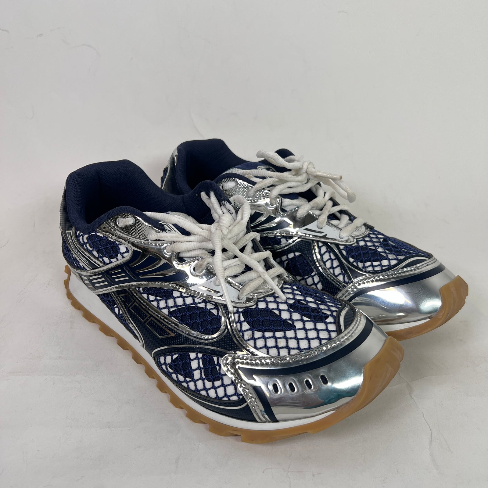 Bottega Veneta Navy Orbit Sneaker Size 43