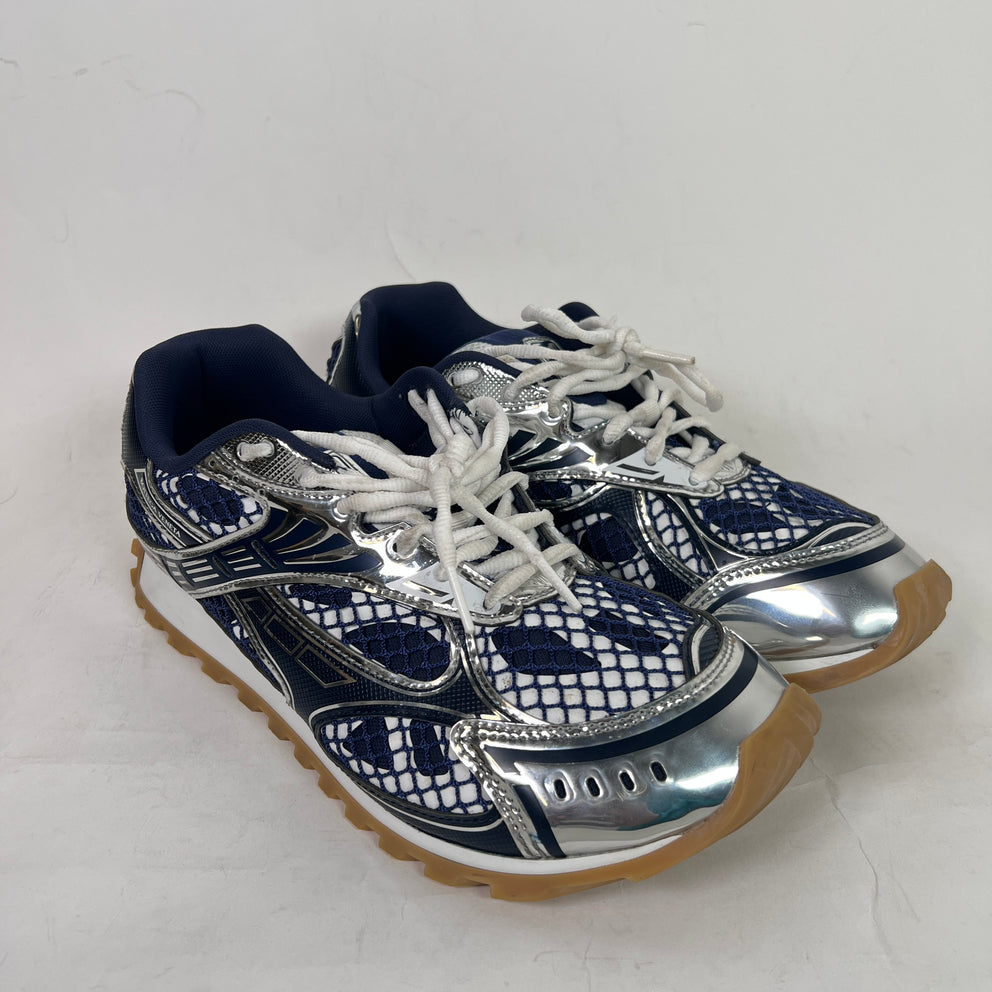 Bottega Veneta Navy Orbit Sneaker Size 43