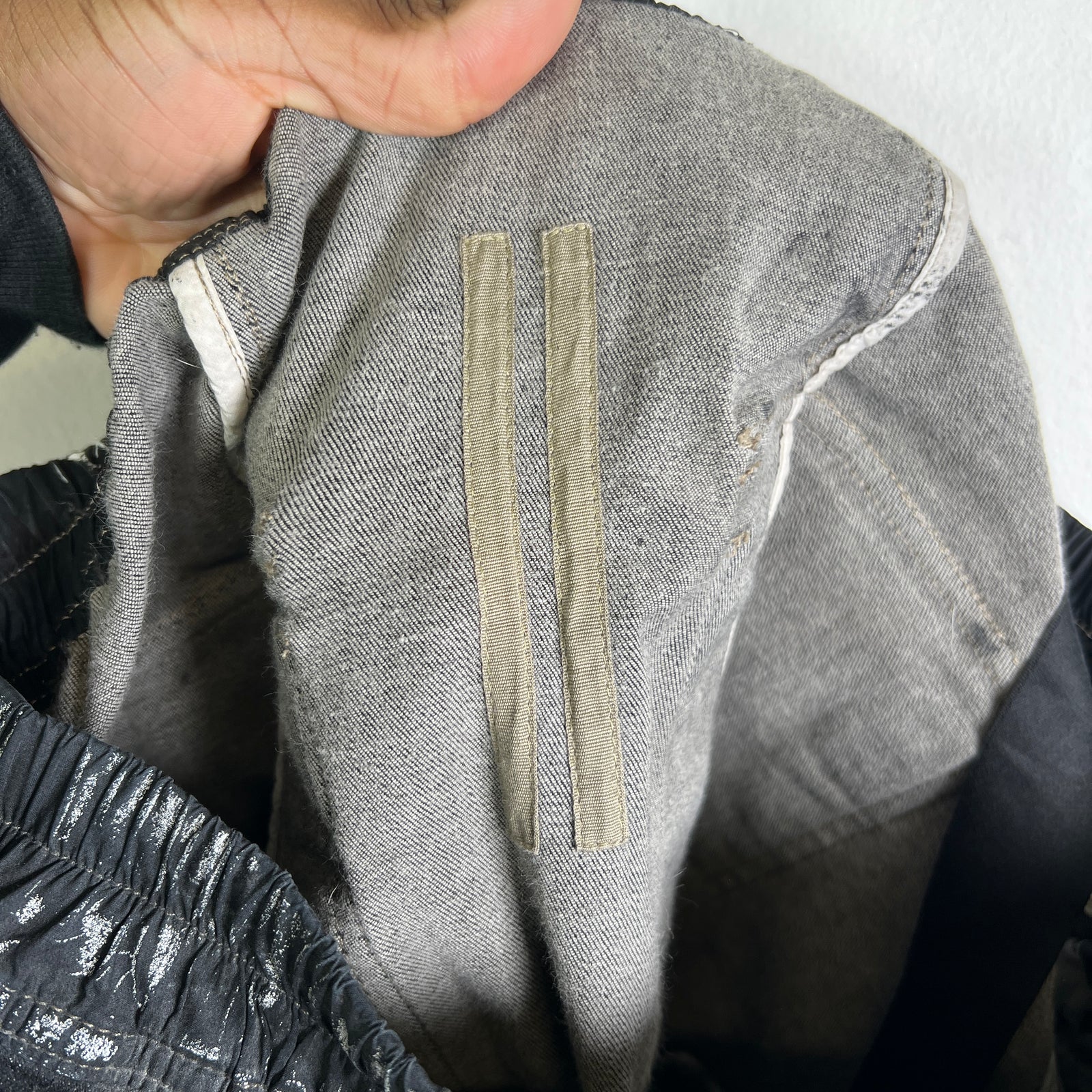 Rick Owens DRKSHDW Foil Bauhaus Pod Shorts