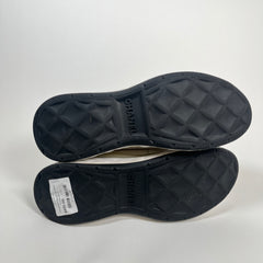 Chanel Interlocking CC Logo Leather Sneakers Size 45