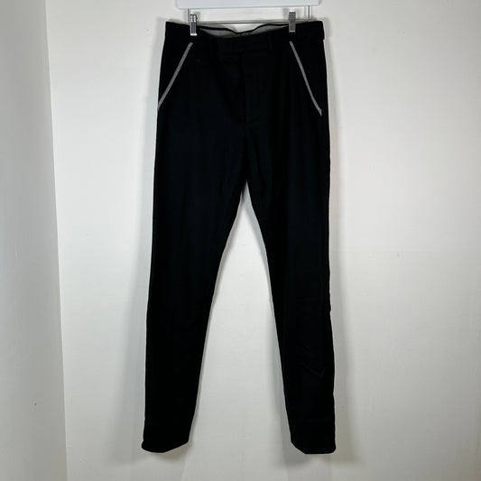 Dior Black Wool Dress Pants Size 48