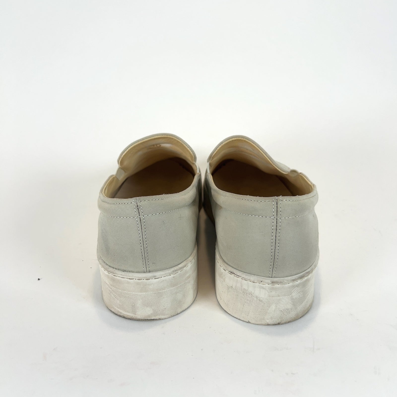 The Row Canvas Low-Top Slip-On Lowtop Sneakers
