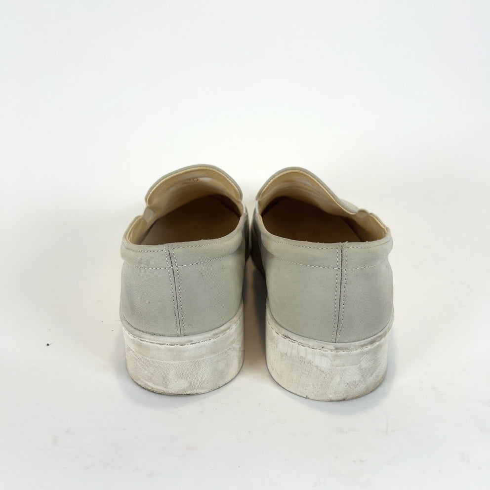 The Row Canvas Low-Top Slip-On Lowtop Sneakers