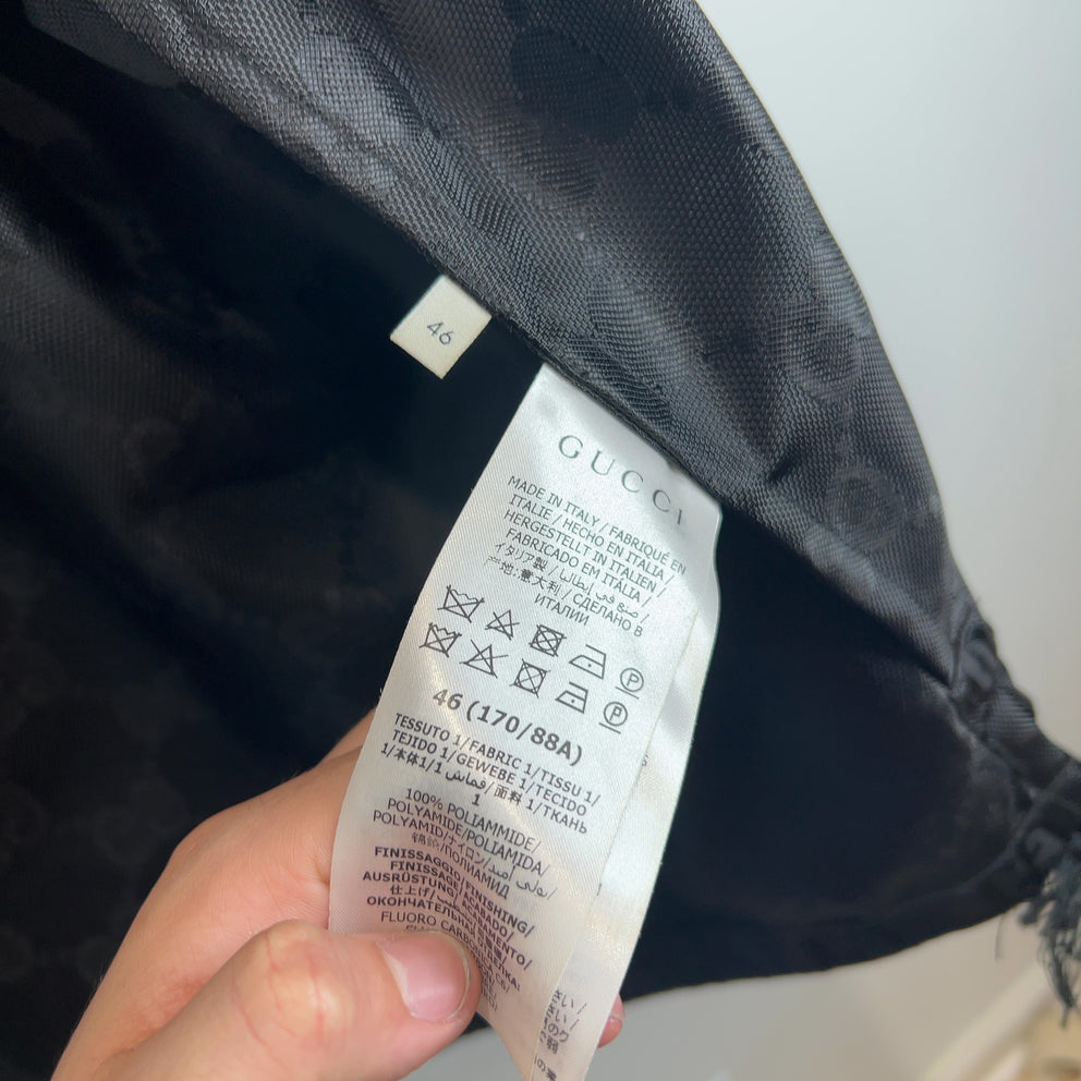 Gucci Off The Grid GG Nylon Zip Up Oversized Jacket