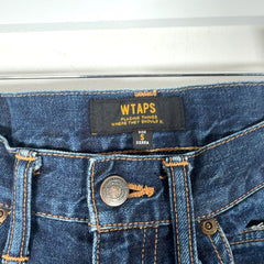 WTAPS High Rise Distressed Jeans