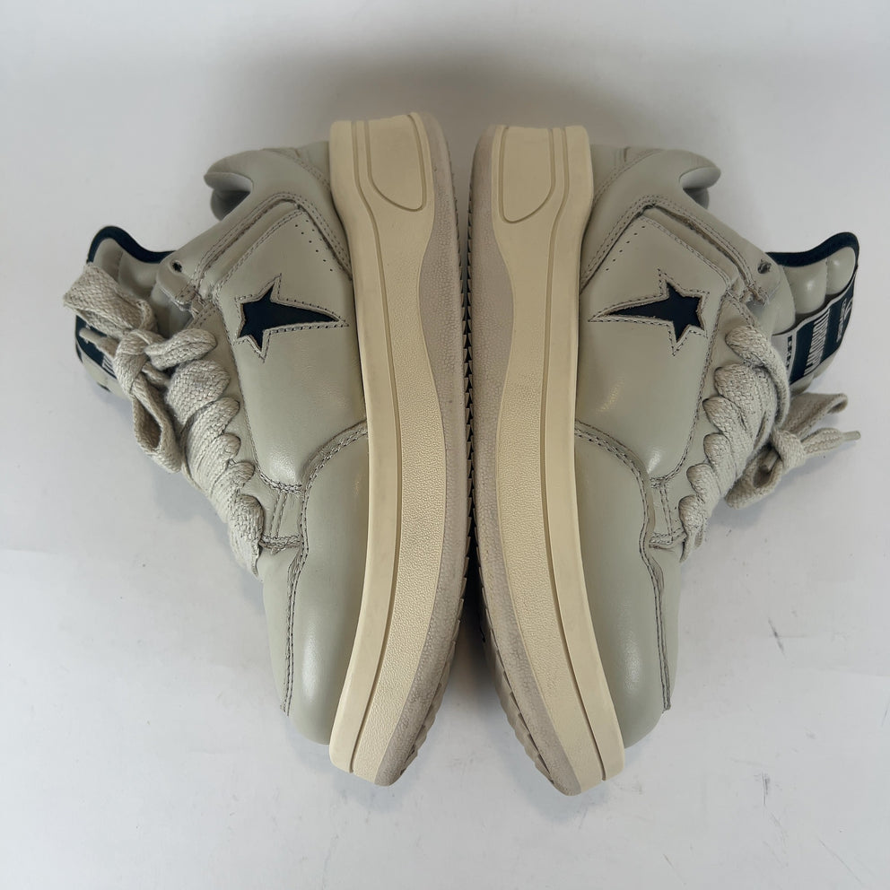 Rick Owens DRKSHDW x Converse 'Turbowpn' Cream Puff Lowtop Sneakers