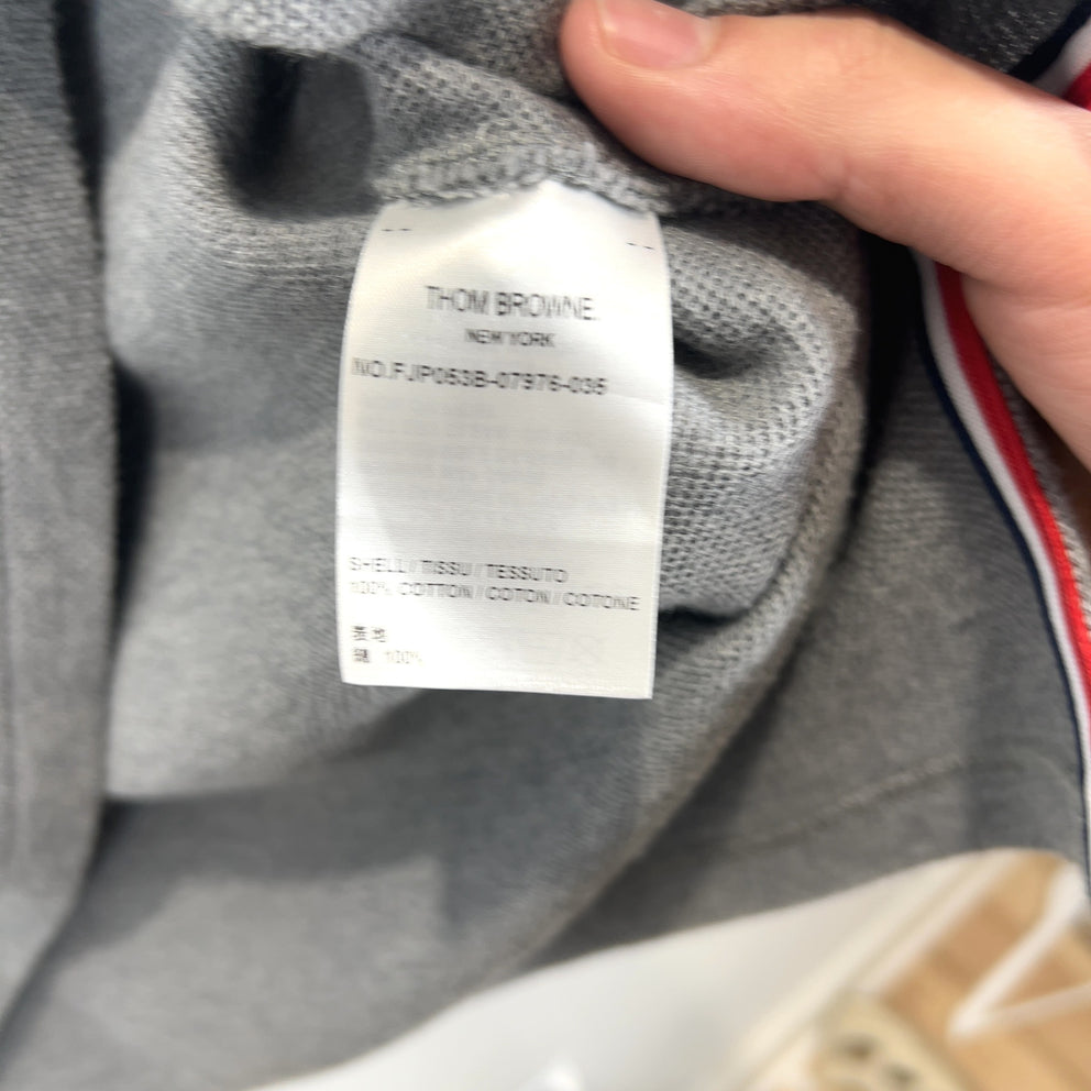Thom Browne '2003' 4-Bar Long-Sleeve Polo Shirt