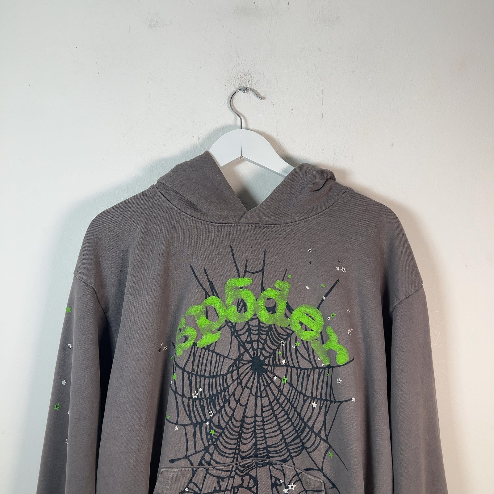 Sp5der Slime Web Graphic Hoodie