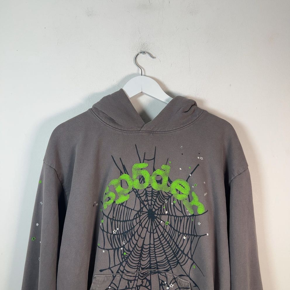 Sp5der Slime Web Graphic Hoodie