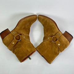 Saint Laurent Paris Suede Wyatt Boots