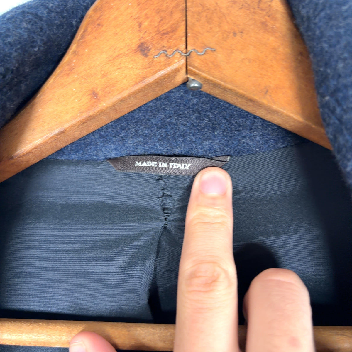 Loro Piana Cashmere Wool & Nutria Fur Trench Coat