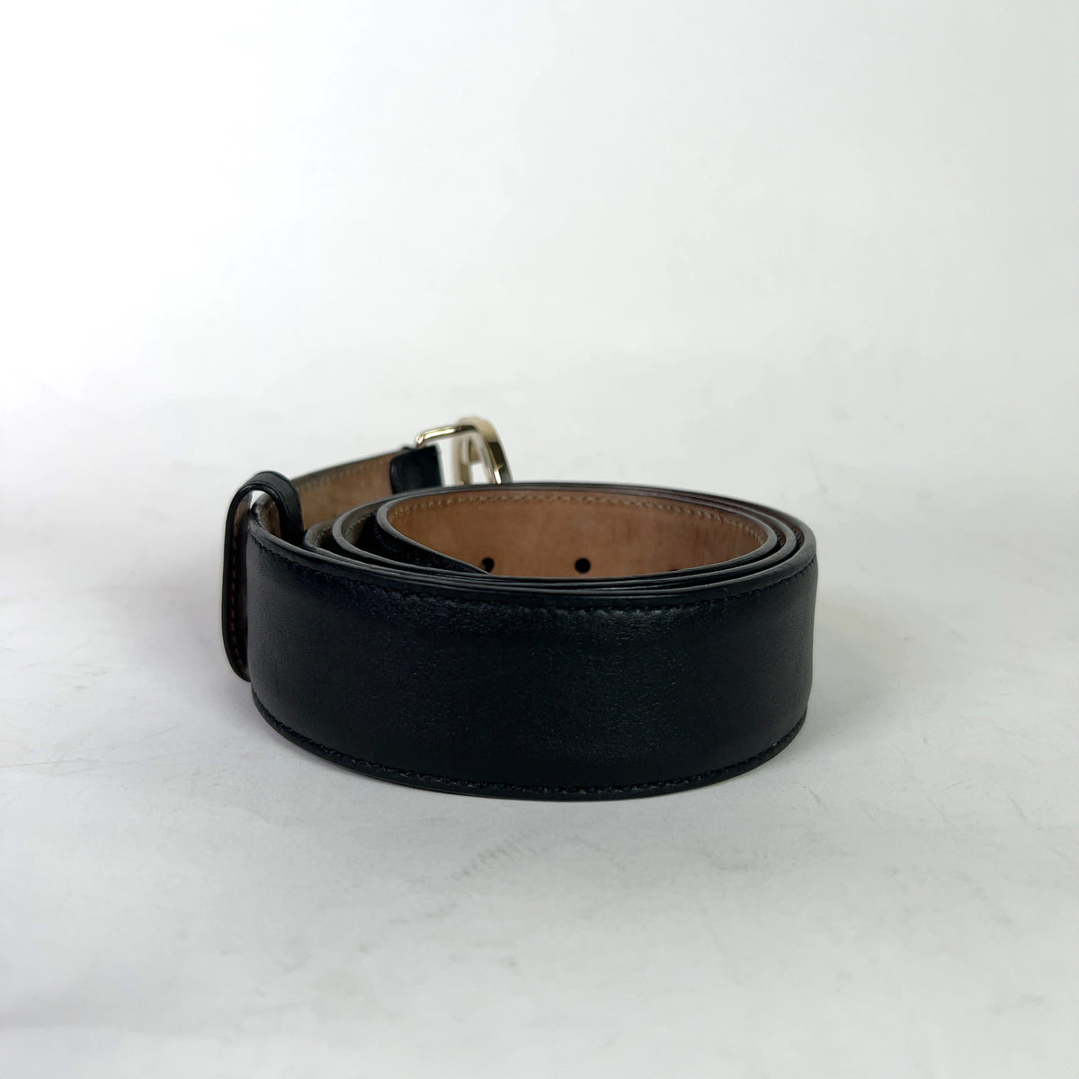 Gucci Interlocking G 1.5in Leather Belt
