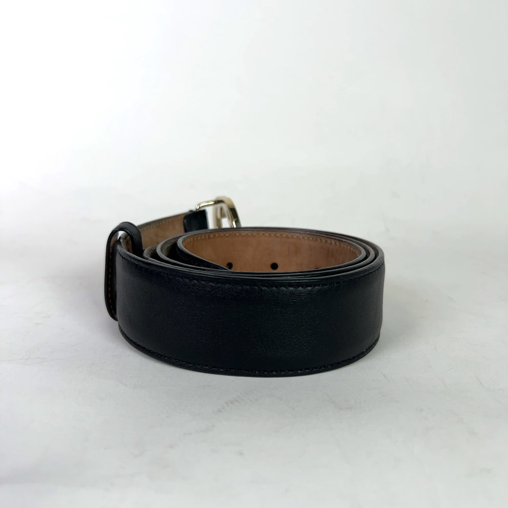 Gucci Interlocking G 1.5in Leather Belt