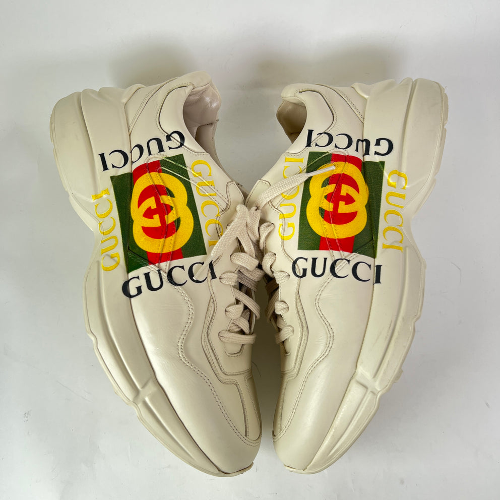 Gucci Vintage GG Logo Rhyton Sneaker
