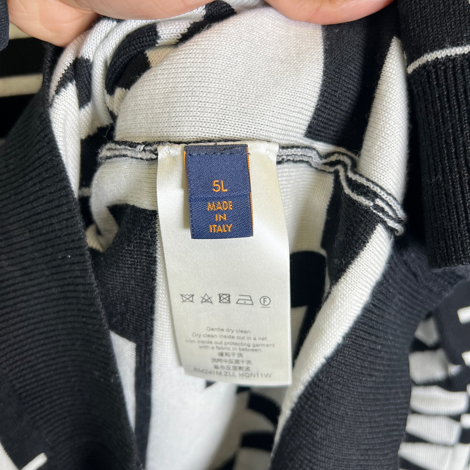 Louis Vuitton Geometric Fire Tree Monogram Sweater