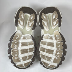 Balenciaga White/Brown Track Sneaker Size 45
