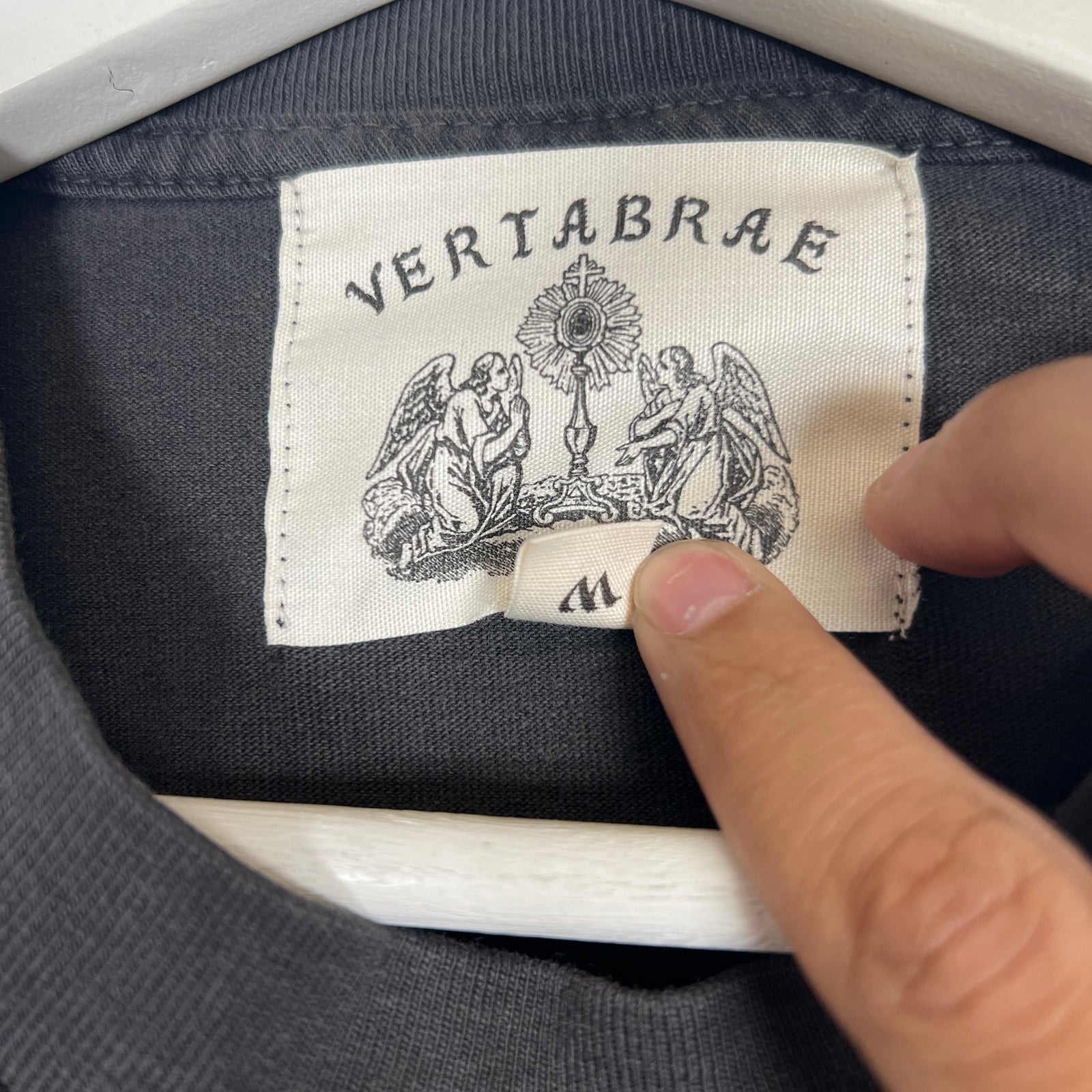Vertebrae Grey Most High T-shirt Size M