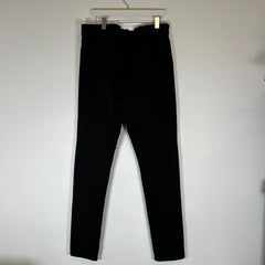 Amiri MX1 Black/Black Patch Skinny Jeans Size 38