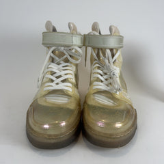 Louis Vuitton Transparent Hightop Sneakers