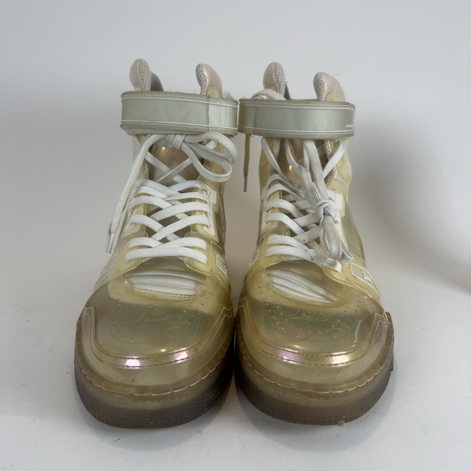 Louis Vuitton Transparent Hightop Sneakers