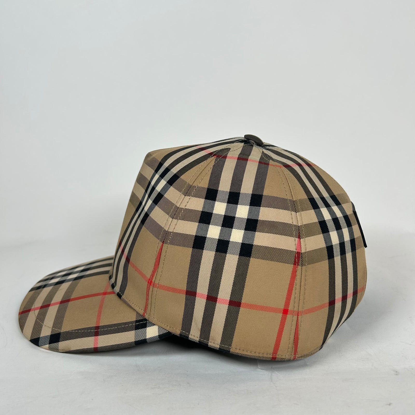 Burberry Beige Vintage Check Baseball Cap Size M