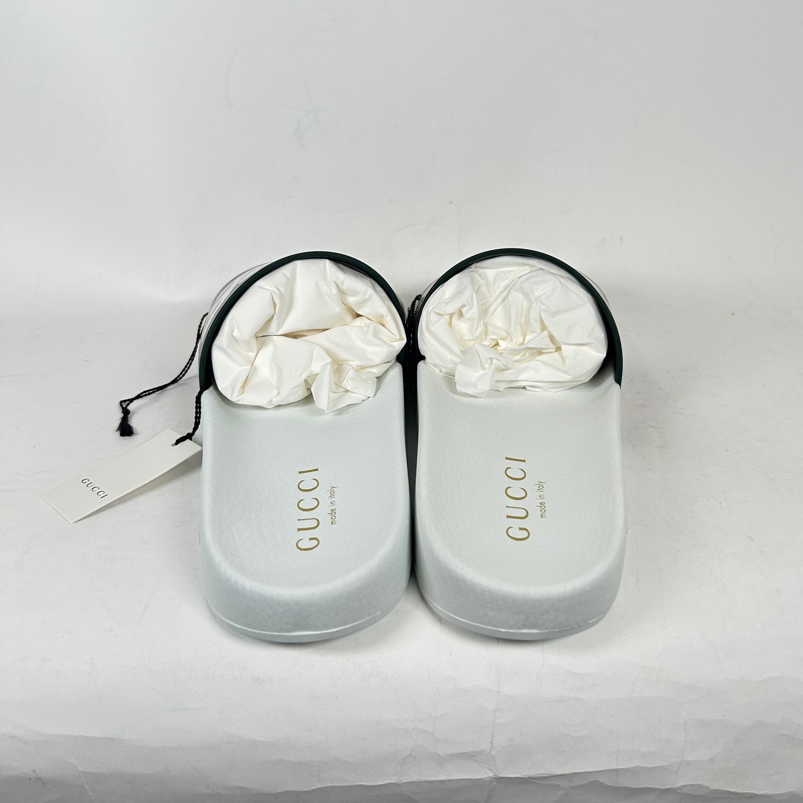 Gucci x Palace White Slides Size GG 13