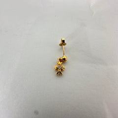 Chrome Hearts 22k Diamond Tiny E Earing