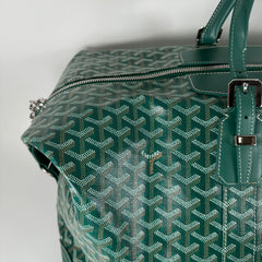 Goyard Goyardine Green Boeing 55 Travel Duffle Bag