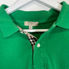 Burberry Green Polo Size XL
