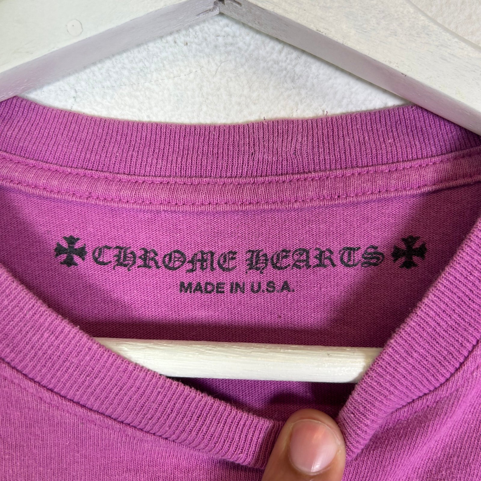 Chrome Hearts Matty Boy Purple Spider Web Longsleeve Size S