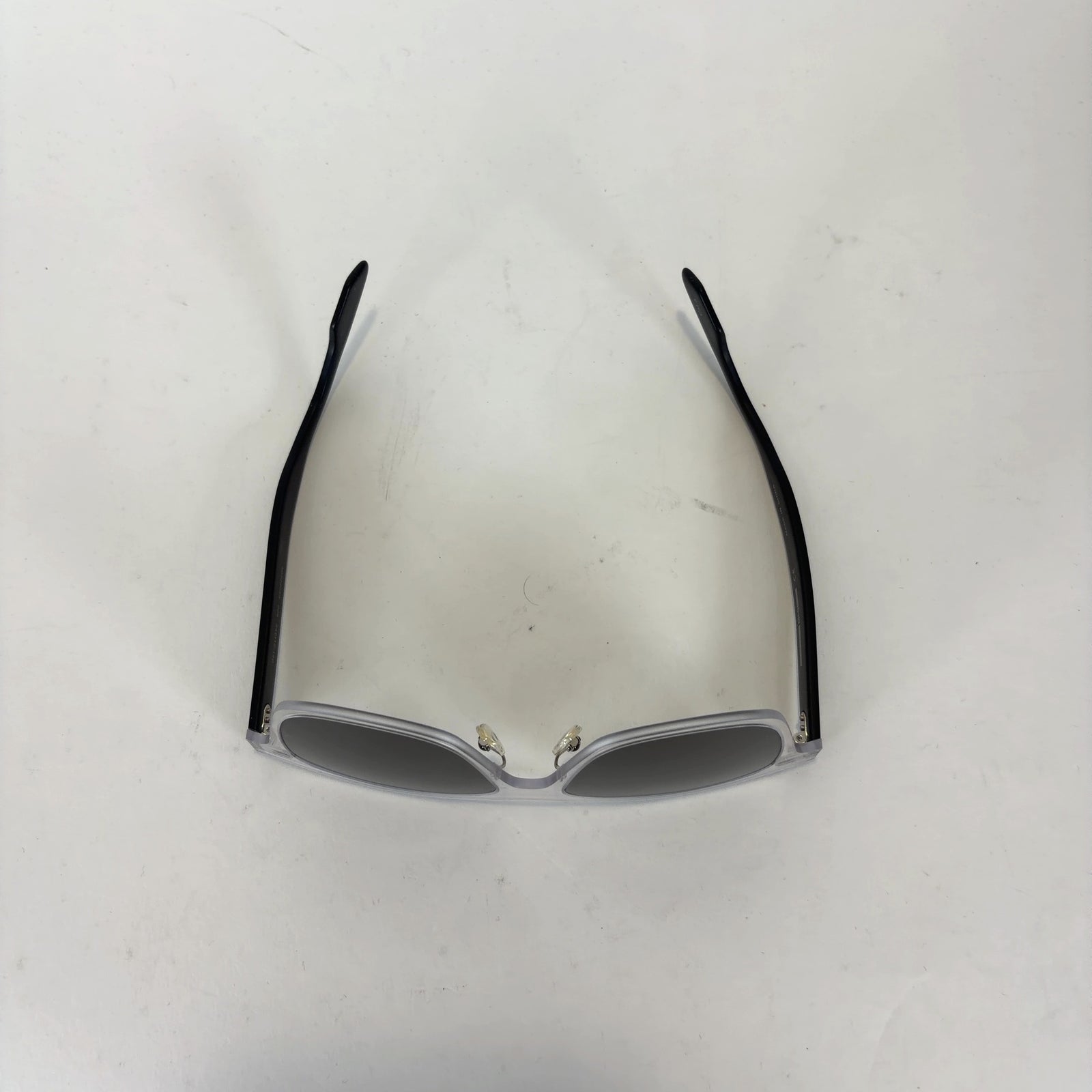 Alexander McQueen Clear Wayfarer Sunglasses