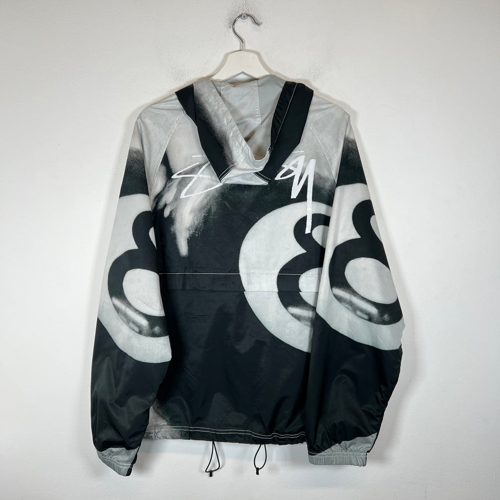 Stussy 8 Ball Beach Shell Jacket Size L