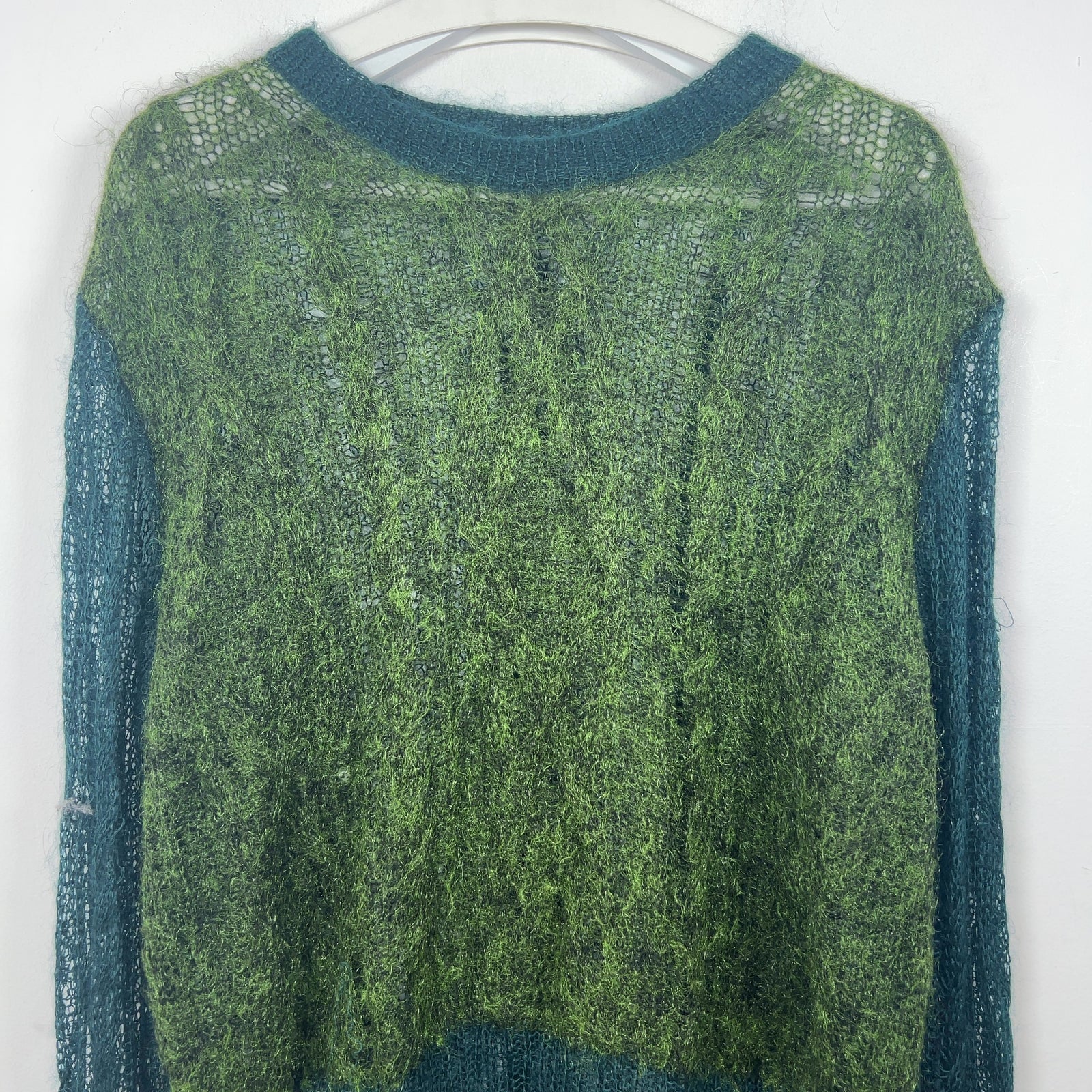 Ann Demeulemeester Distressed Mohair Sweater
