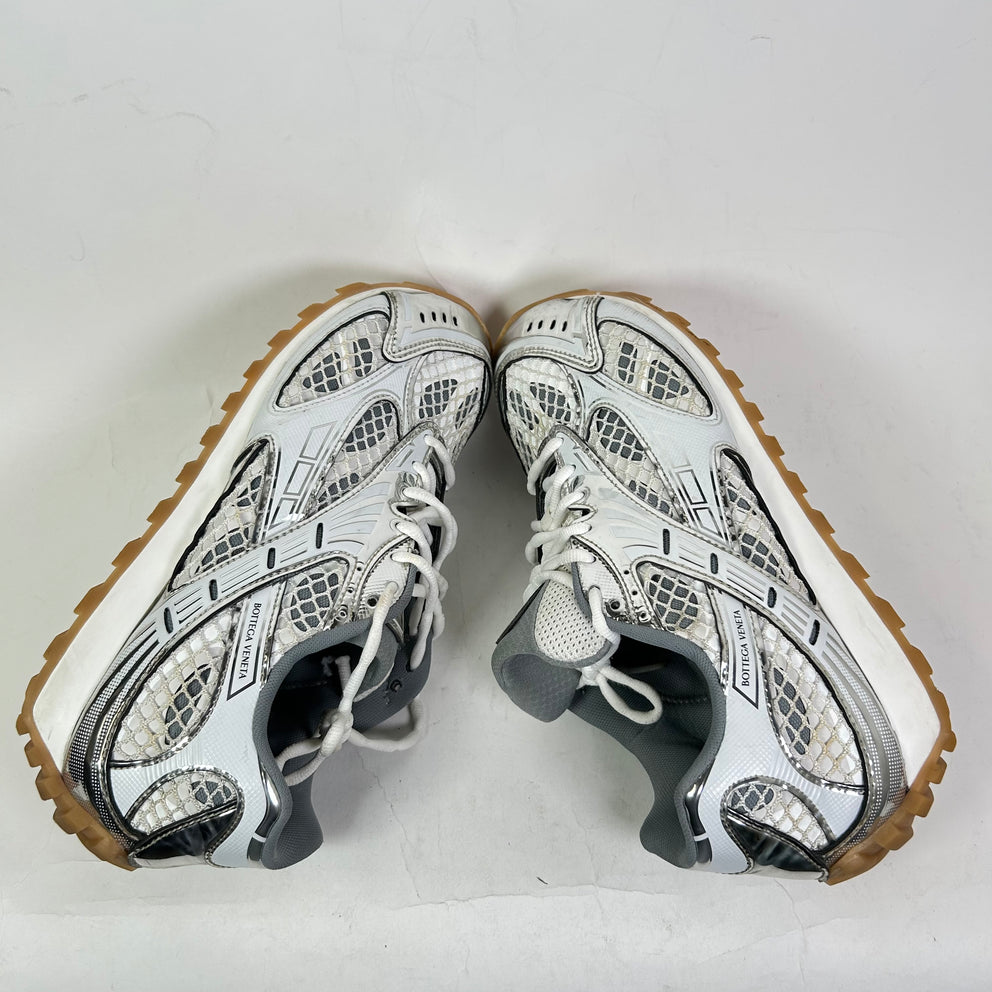 Bottega Veneta Silver Orbit Sneakers