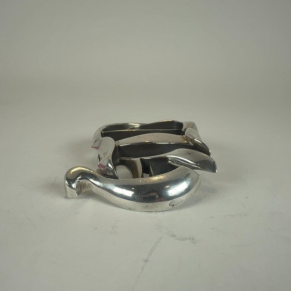 Chrome Hearts 'CH' Buckle with Pink Belt Strap