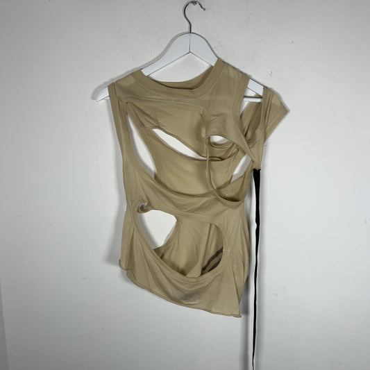 Rick Owens DRKSHDW SS18 'Membrane' Distressed Tank Top